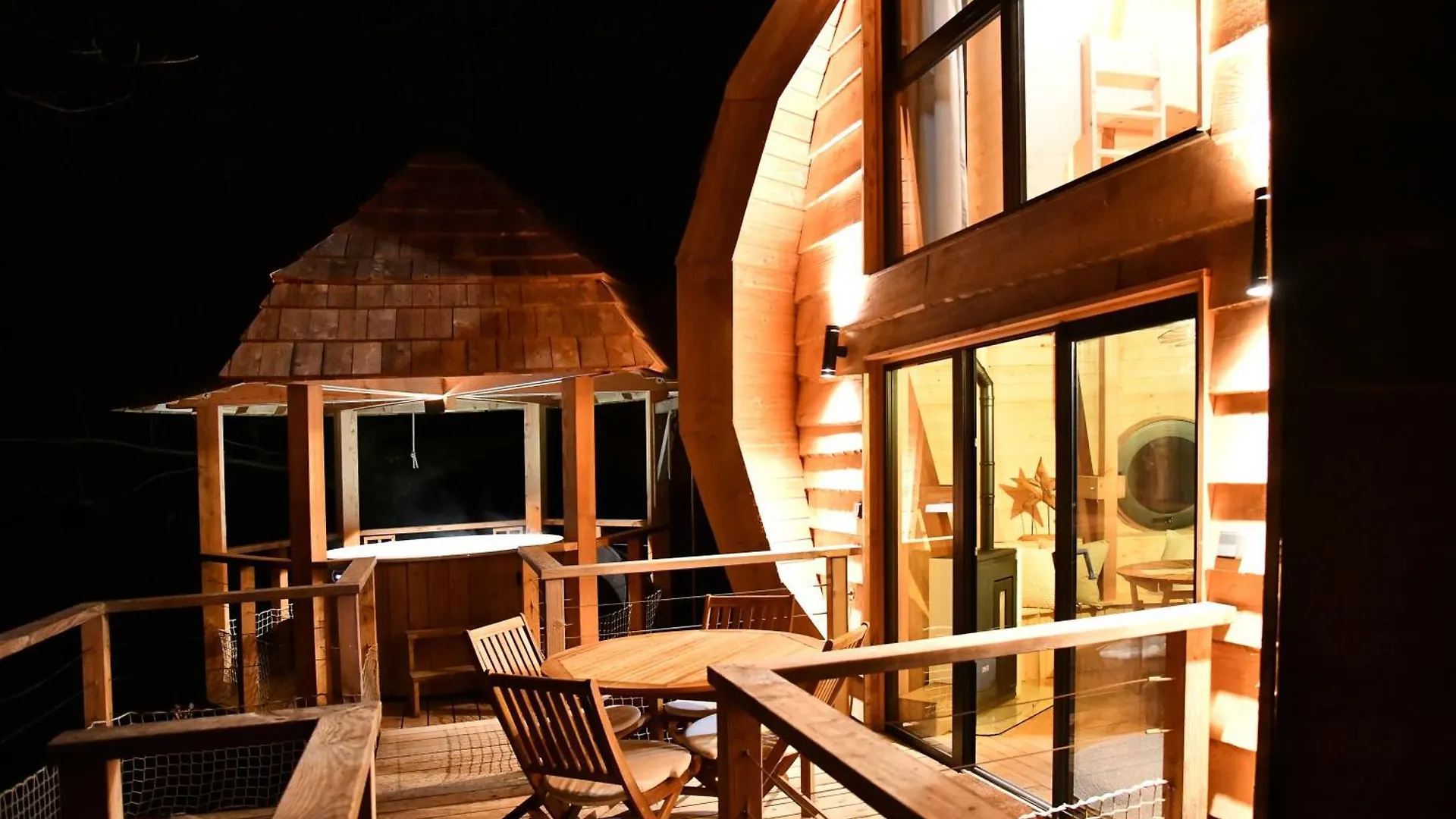 Chalet Domaine Des Etoiles - Logements Insolites Gillonnay